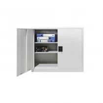 Fiset metalic Eco mini gri, 90x40x90cm