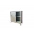 Fiset metalic Eco mini, usi glisante 90x40x100cm, cu picioare