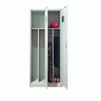 Vestiar metalic 2 usi compartimentat, 80x45x180cm