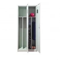 Vestiar metalic 2 usi compartimentat, 80x45x180cm