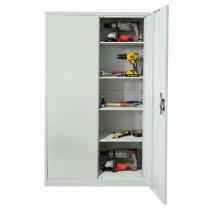 Fișet Metalic, 90x40x180 cm, Home culoare gri